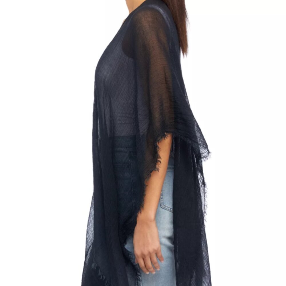 BLACK KIMONO/SCARF - Picture 3 of 3